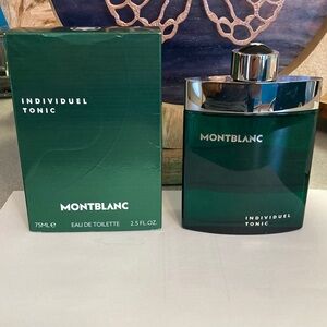 Mont Blanc Individuel Tonic, 2.5 oz fragrance, barely used, includes box